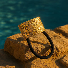 Golden Wrinkled Cuff