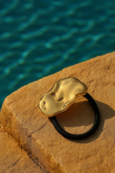 Golden Textured Cuff