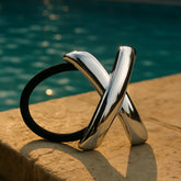 Nexus Cross Silver Cuff