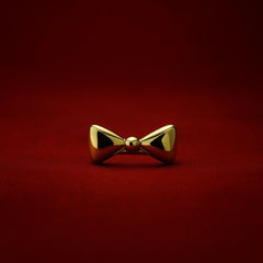 Silken Gold Knot Statement Ring