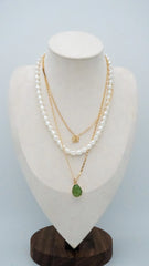 Olive Aura Necklace