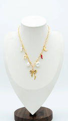 Glitter Charm Necklace