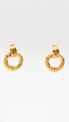 Golden Woven Earrings