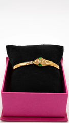 Royal Serpent Gold Bangle