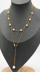 Gold Fleurwing Necklace