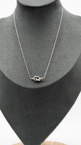 Silver Knot Necklace
