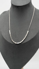 Cubia Silver Link Necklace