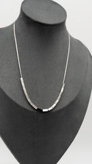 Cubia Silver Link Necklace