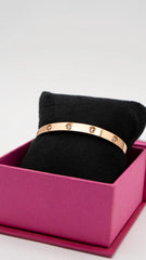 Lustre Rose Gold Bangle