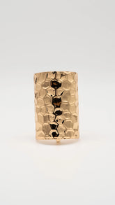 Gilded Honeycomb Hair Pin Hook