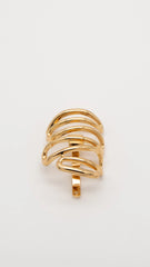 Golden Flow Hair Pin Hook