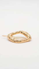 Sculpted Wave Barette Clip