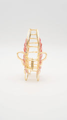 Radiant Butterfly Pastel Pink Claw Clip