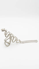 Serpent Drape Claw Clip