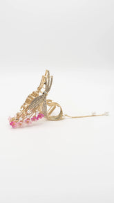 Blush Bloom Claw Clip