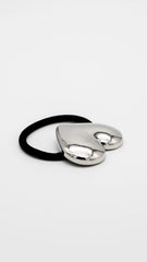 Glimmer Silver Heart Hair Cuffs