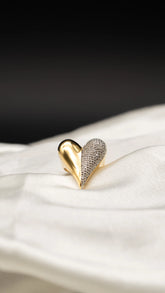 Heartline Statement Ring