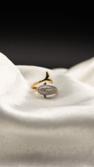 Blue Echo Statement Ring