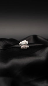 Twilight Dew Statement Ring