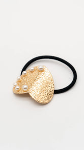 Pearl Heart Hair Cuff