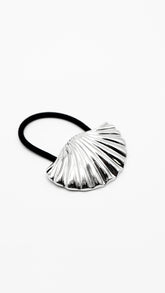 Silver Shell Hair Cuff