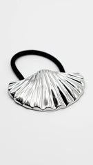 Silver Shell Hair Cuff