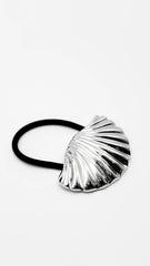 Silver Shell Hair Cuff