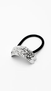 Molten Crest Silver Hair Cuff