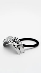 Molten Crest Silver Hair Cuff