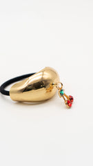 Gilded Cherry Charm Hair Cuff