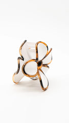 Ivory Bloom Claw Clip