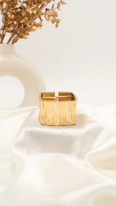 Golden Bark Bangle