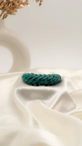 Emrald Twist Resin Bangle