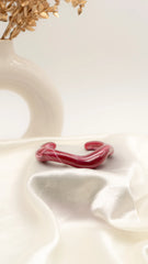 Rose Crest Resin Bangle