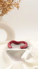 Rose Crest Resin Bangle