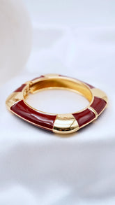 Wine Arc Bangle