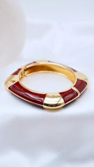 Wine Arc Bangle