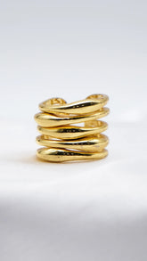 Muse Band Statement Ring