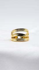 Slit Glow Statement Ring