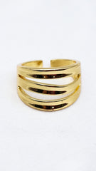 Slit Glow Statement Ring