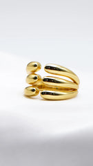 The Golden Grip Statement Ring