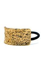 Golden Wrinkled Cuff