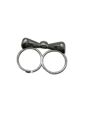 Silken Silver Knot Statement Ring