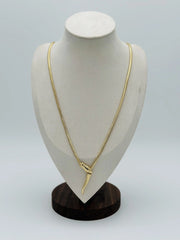 Gilded Gold Fang Necklace