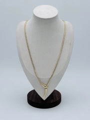 Gilded Gold Fang Necklace