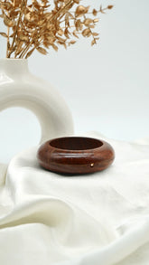 The Halo Wooden Bangle