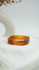 Caramel Square Resin Bangle