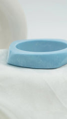 Ocean Silken Arc Resin Bangle