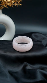 Satin Blush Resin Bangle