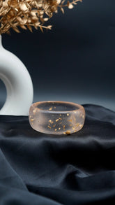 Golden Dust Resin Bangle